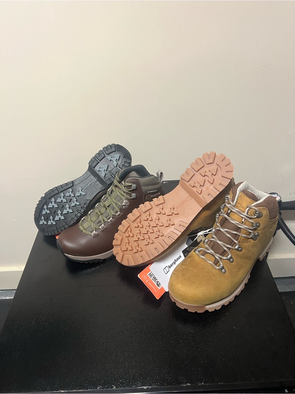 NWT $140 Berghaus Waterproof Hiking Boots, Size 8 & Size 10.